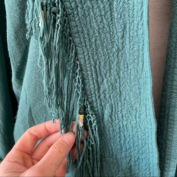 VINTAGE AMAZING BEADED FRINGE JACKET SHIRT TOP M - Picture 9 of 14